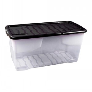 Strata Curve Plastic Storage Box & Lid Size 6 (80 Litre)